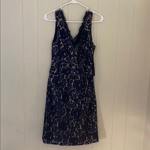 Lace cocktail dress.